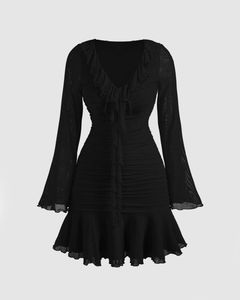 Little Box Chic Black Mini Dress