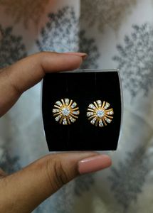 Gold Finished Earrings