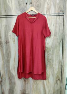 Rust Colour Rayon Kurti Size-36-38