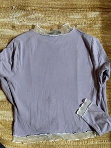 Lavender Long Sleeve Top