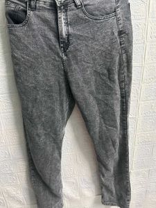 Aesthetic Y2k vintage Gray Wash Jeans