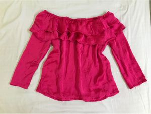 Off shoulder Soft Satin Top Bust 34-36