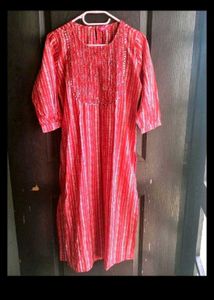 Fashor Mirror Kurta+ Chikankari Pants