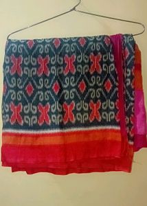 Saree With Multi Colour