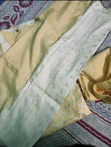 LIBAS Elegant Yellow Kurta Set