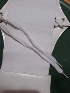 White Corset Belt