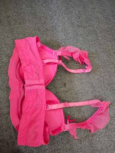 Pink Lingerie Set(used)(bust-36)