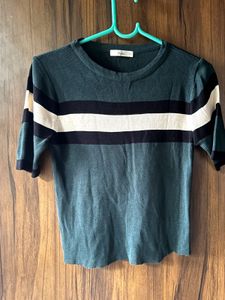 Striped Short Sleeve Top