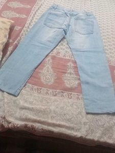 Light Wash Denim Jeans