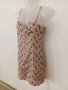 Floral Print Mini Dress