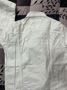 Stylish White Denim Jacket