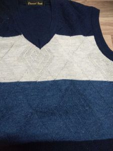 Striped Sleeveless Sweater Vest