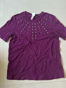 Gorgeous H&M Rhinestone Tshirt Size S