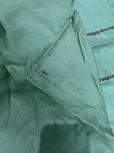 Elegant Green Embroidered Kurta Set