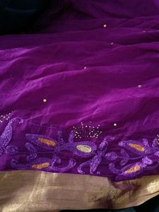 Purple Saree