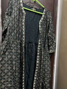 Elegant Printed front cut Kurta