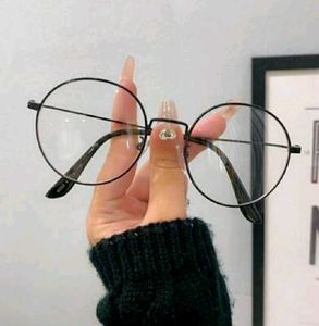 Round Black Frame Glasses
