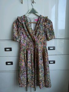 Floral Print Mini Dress