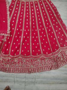 Stunning Pink Embellished Lehenga Choli