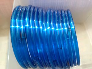 Royal Blue Colour Glass Bangles