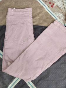 Pink Bootcut Jeans