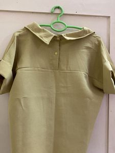Oversized Button-Up Blouse