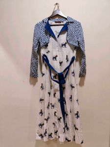 Dog Print Dress