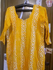 Kurta Salwar Set Batik Print