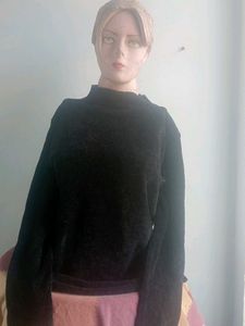 Elegant Black Turtleneck Sweater