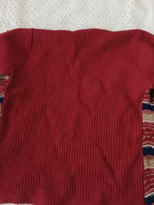 Patterned Knit Cardigan