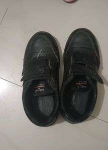 Boys Black School Shoes
