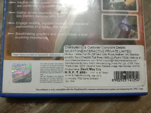 Devil May Cry PS2 DVD