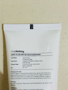 Minimalist SPF 50 Sunscreen