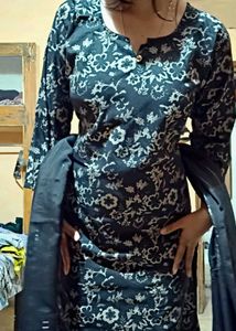 Floral Print Kurta with Dupatta and pant