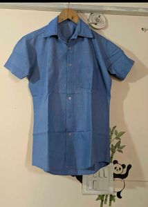Blue Short Sleeve Shirt