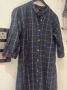 Checkered Casual Kurta