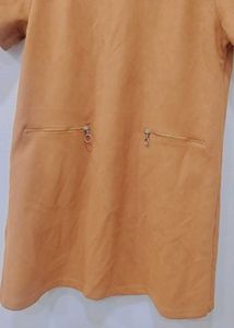 Brown Shift Dress