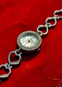 Heart Link Watches With Steel Belts