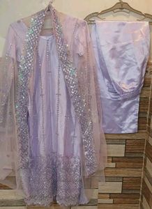 Lavender Embellished Suit