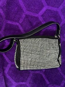 Caprese Embellished Structure Shoulder Bag