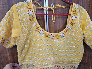 Mustard Color Lehnga Choli