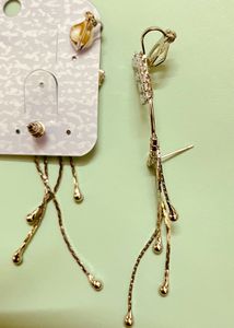 Ear-cuffs - Silver / Golden Colour