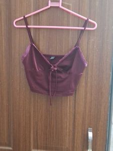 Lace Detailing Shein Top
