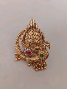 Brass Coating Peacock Ring