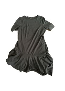 Black Short Sleeve Casual Dress