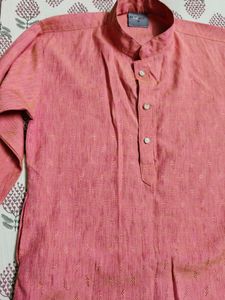 Pink Long Sleeve Button-Down Shirt