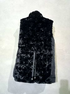 Faux Fur Hooded Vest