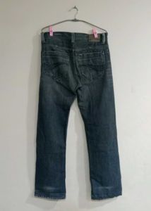 Blue Straight Denim Jeans