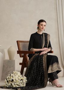 Elegant Black Kurta Set