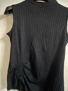 Sleeveless Black Top